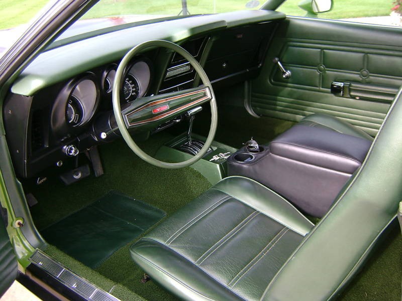 Green 1972 Mustang Mach1 Fastback