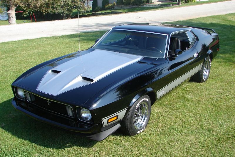 Black 1970 Mustang Mach-1