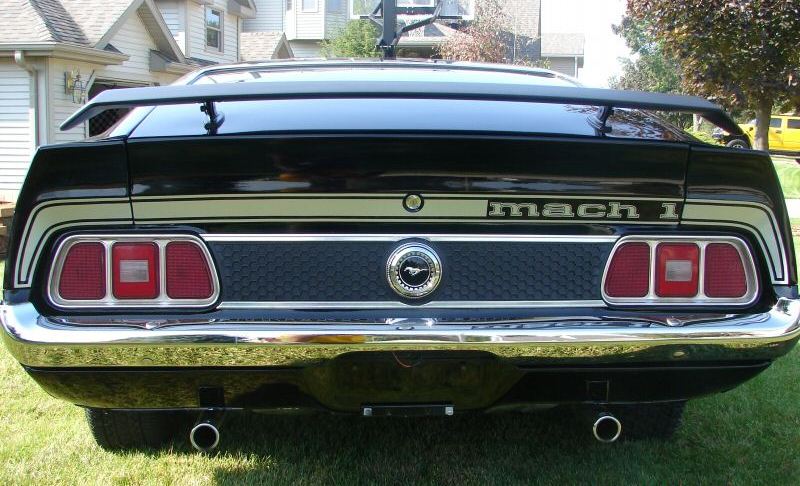 Black 1970 Mustang Mach-1
