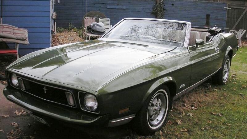 Ivy Glow 1973 Ford Mustang 