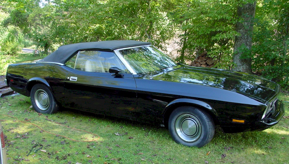 Special Order Black 1973 Mustang Convertible