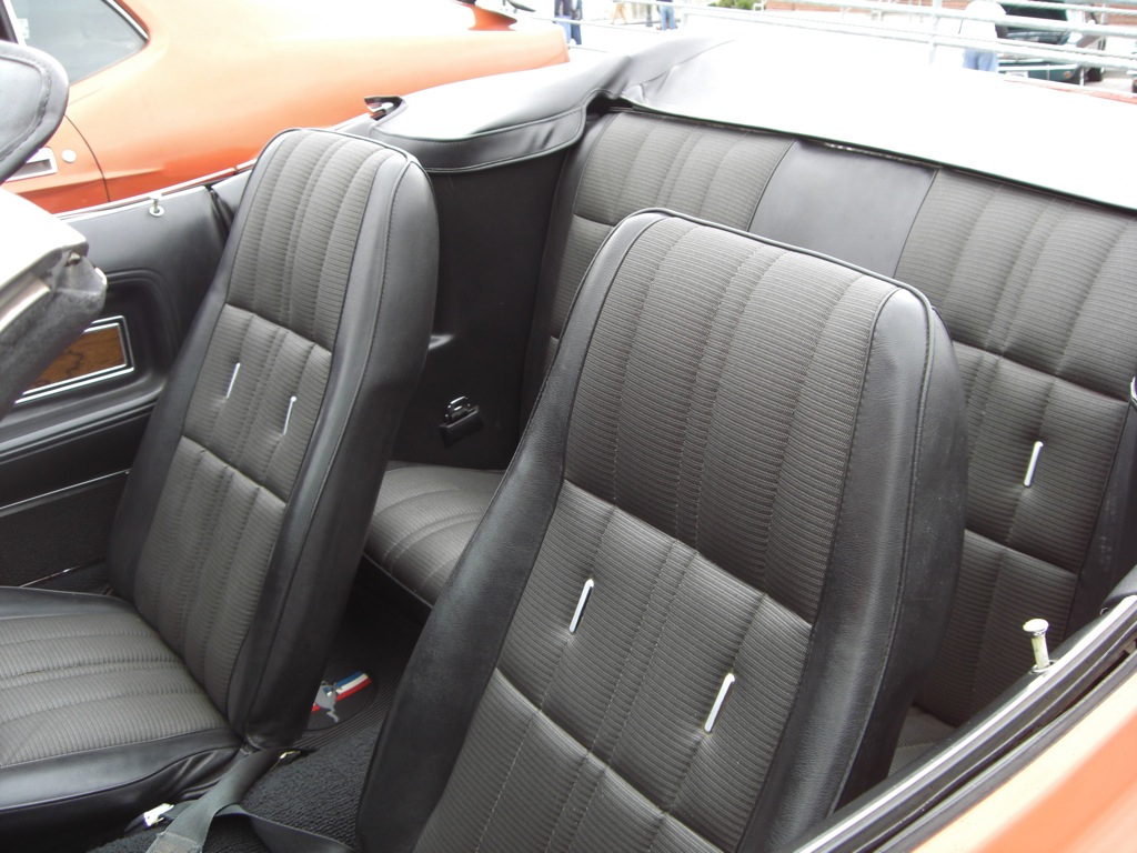 Original Black Interior 73 Mustang Convertible