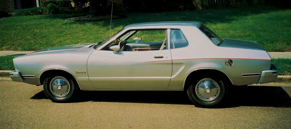 Silver 1974 Mustang II