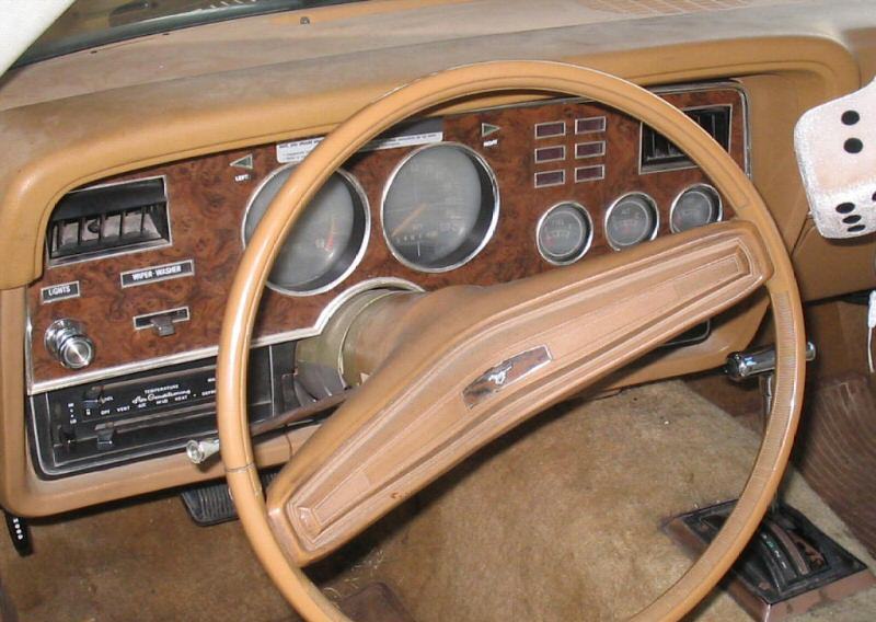 Interior 1974 Mustang II Hatchback