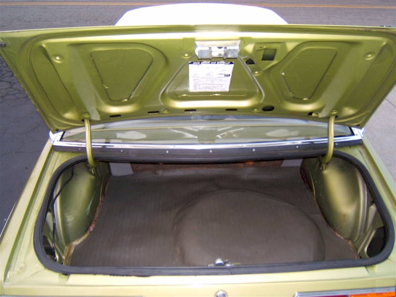 1974 Mustang II Trunk