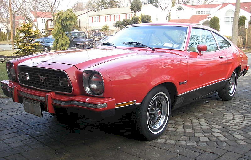 Bright Red 1974 Mustang II Mach-1
