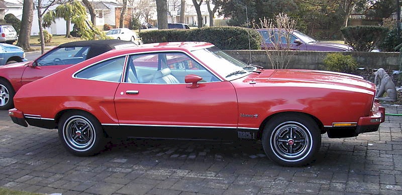 Bright Red 1974 Mustang II Mach-1