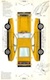 Yellow 1974 Mach 1 Cardboard Cutout