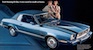 Medium Bright Blue 1974 Mustang II Ghia