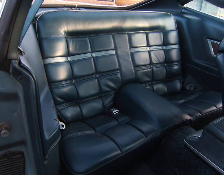 Back Seat 1975 Mustang II Mach 1 Hatchback