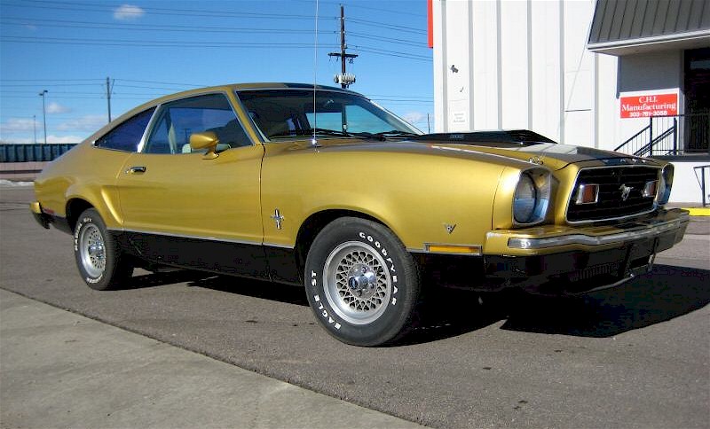 Gold 1976 Mustang II