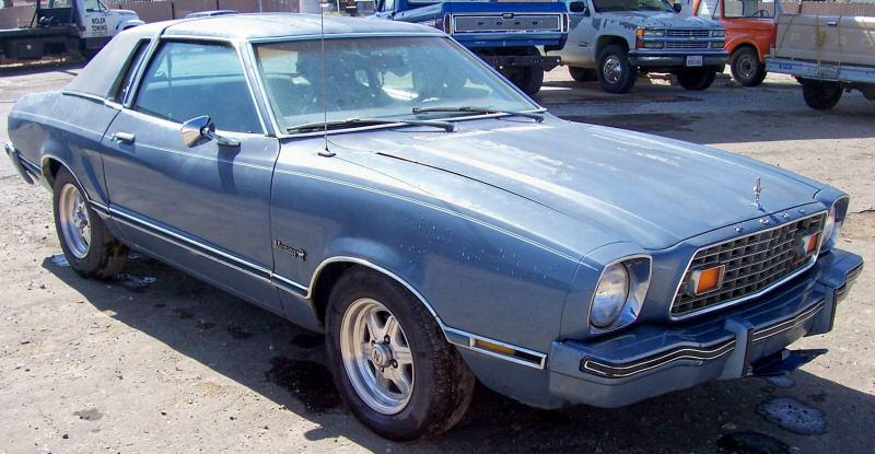 Silver Blue Glow 1976 Mustang II Ghia Coupe