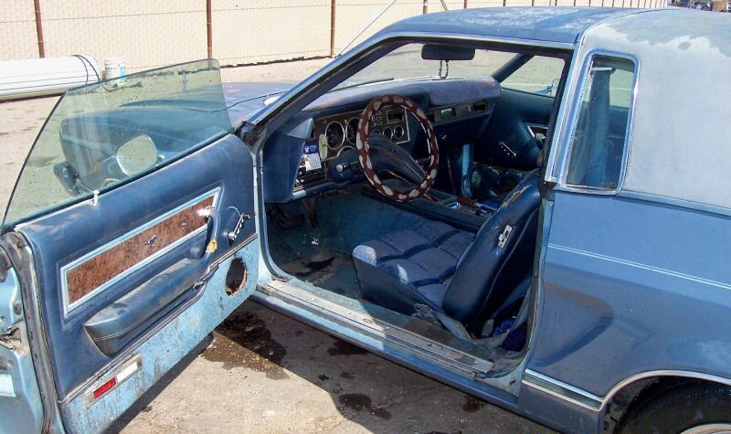 Interior 1976 Mustang II Ghia Coupe