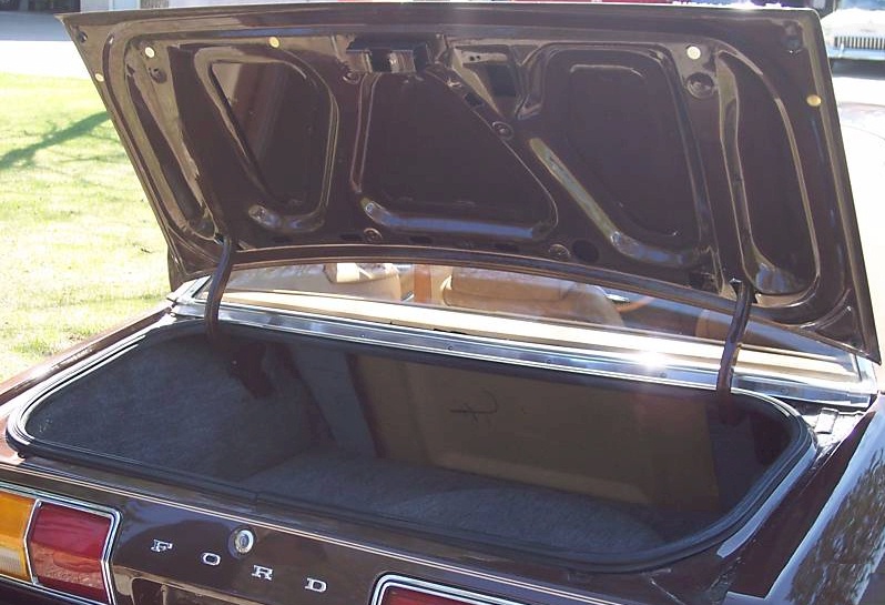 1976 Mustang Trunk