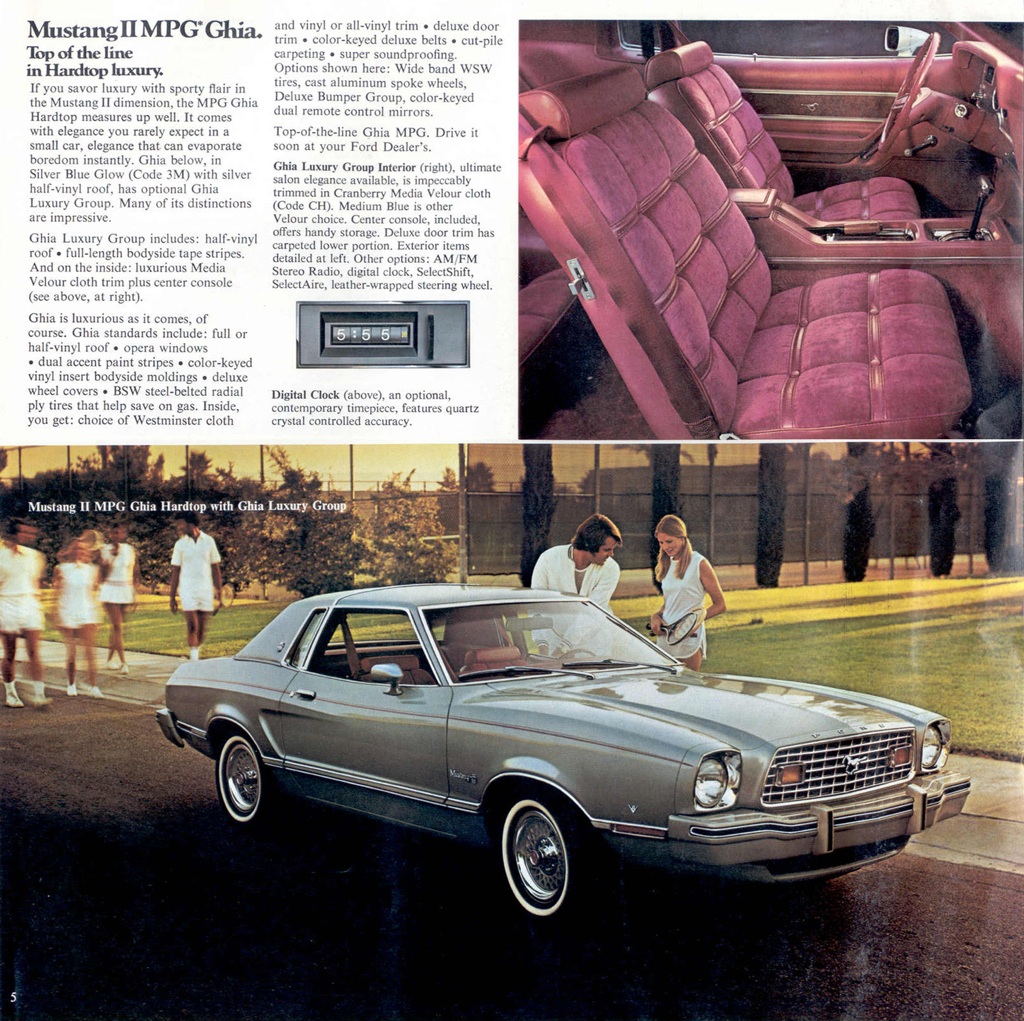 1976 Ford Mustang Promotional Catalog
