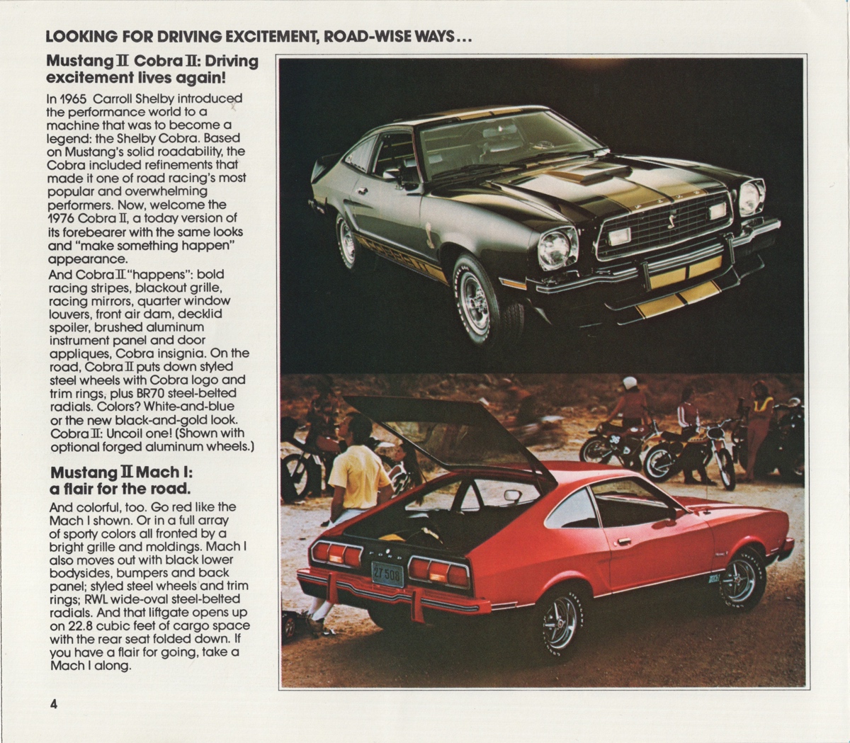 Cobra and Mach 1