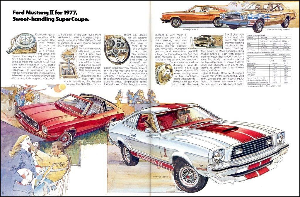 1977 Free Wheelin Ford promotional booklet