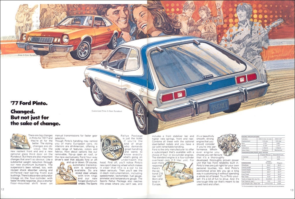 1977 Free Wheelin Ford promotional booklet