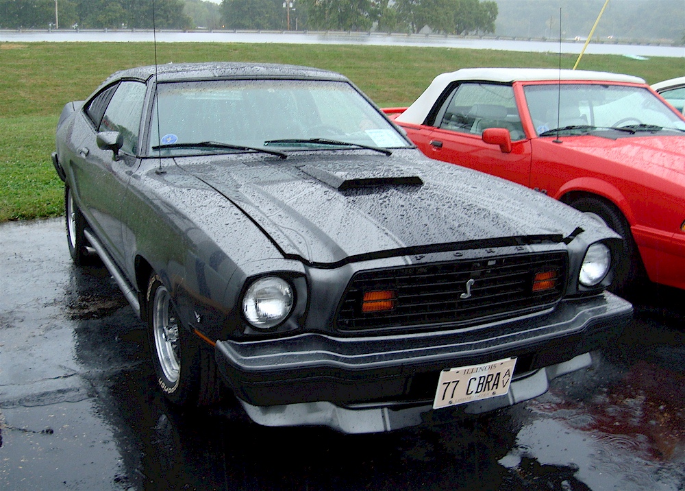 Gray 1977 Mustang II Cobra