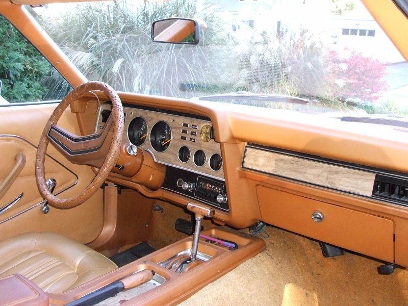 Interior view 1978 Mustang II