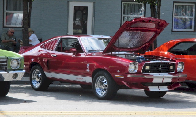 Red 1978 Mustang II