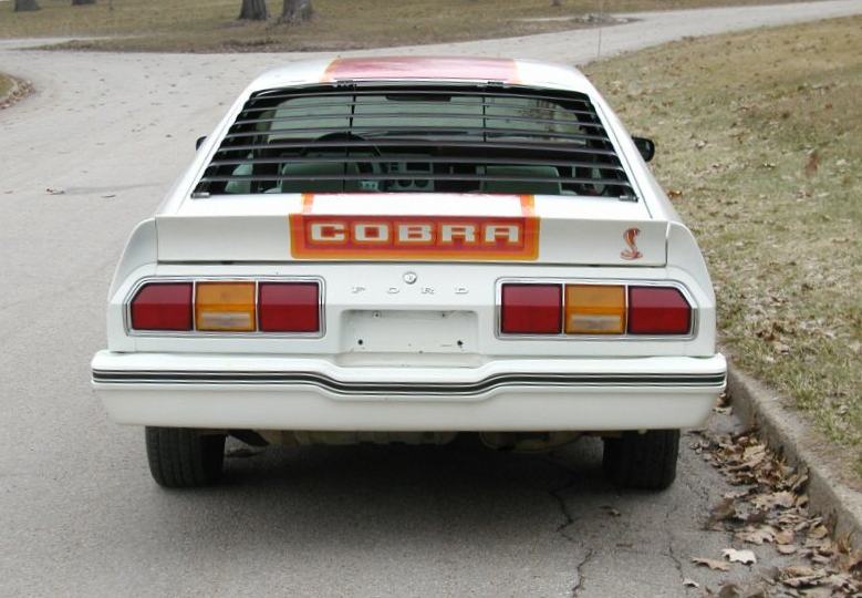 White 1978 Mustang Cobra II Hatchback