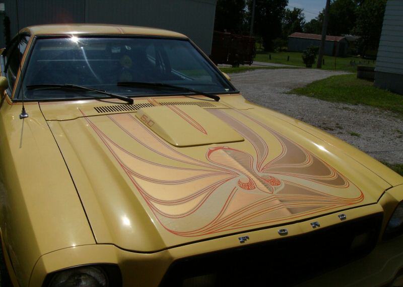 King Cobra Hood Graphic 1978 Mustang II Hatchback