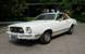 White 1978 Mustang Ghia Chamois Vinyl Hardtop