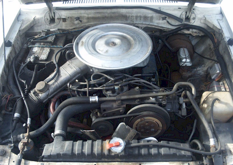White 1978 Mustang II Engine