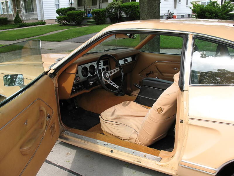 Gold Tan Interior 1978 Mustang II Hatchback