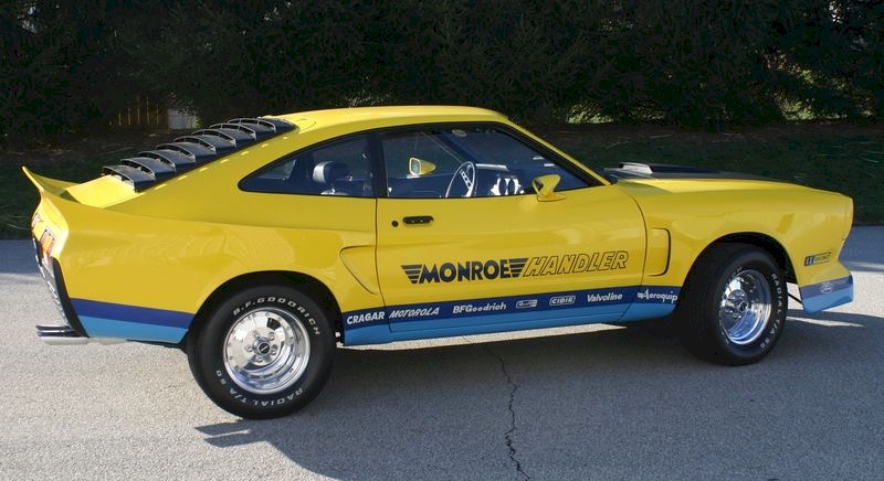 Yellow 1978 Monroe Handler Mustang