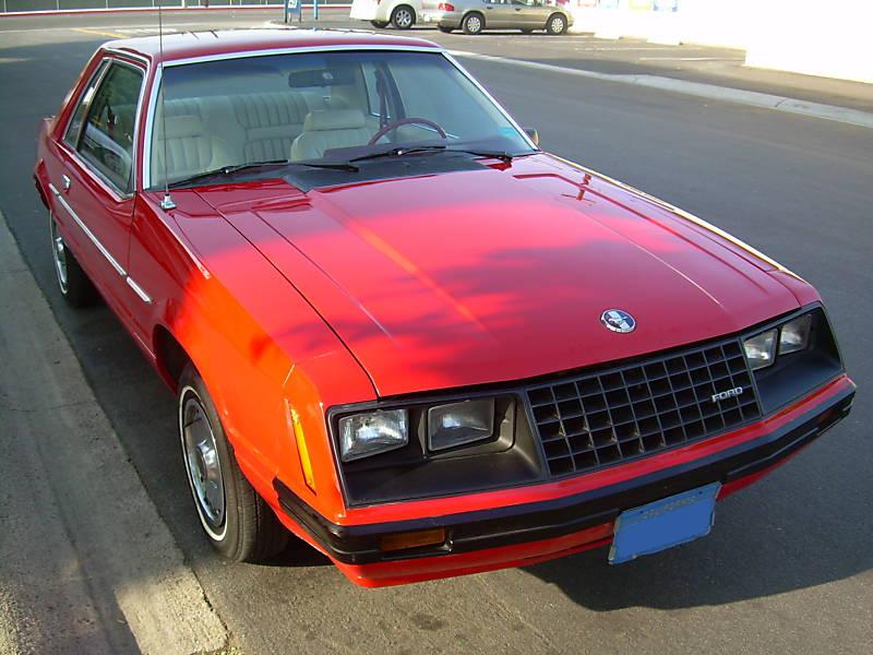 Bright Red 1979 Mustang Coupe