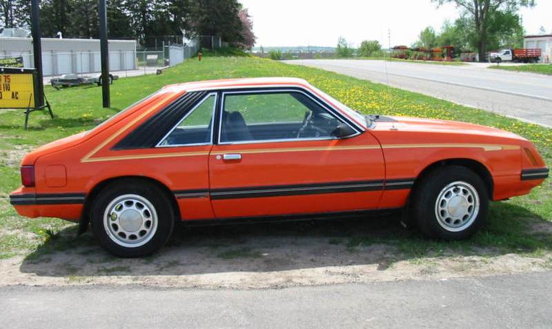 Tangerine 1979 Mustang Hatchback