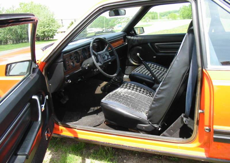 Black Interior 1979 Mustang Hatchback