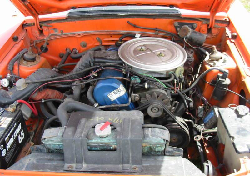 Tangerine Orange 1979 Ford Mustang Hatchback ... 4 cylinder engine diagram 