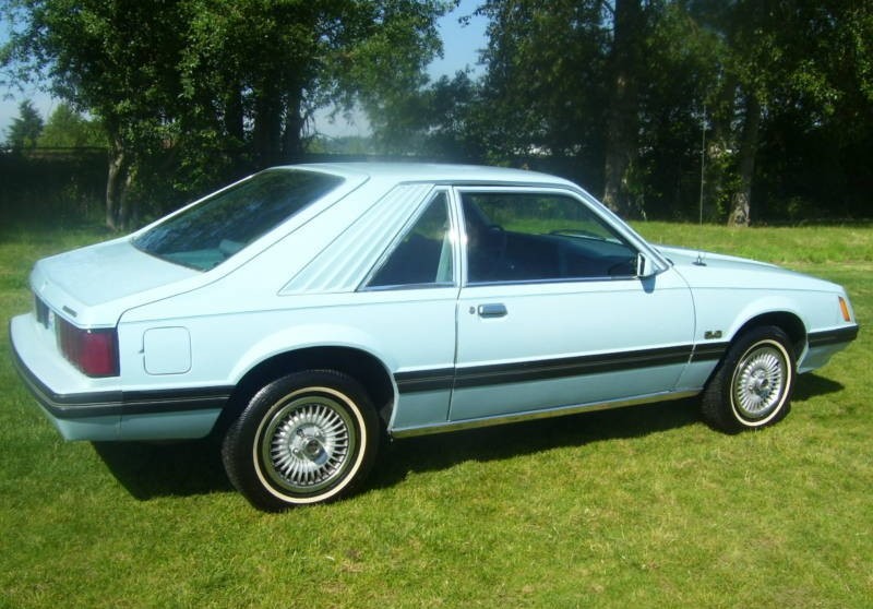 Light Medium Blue 1979 Mustang Ghia Hatchback