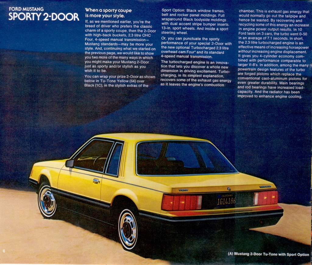 1979 Ford Mustang Promotional Booklet