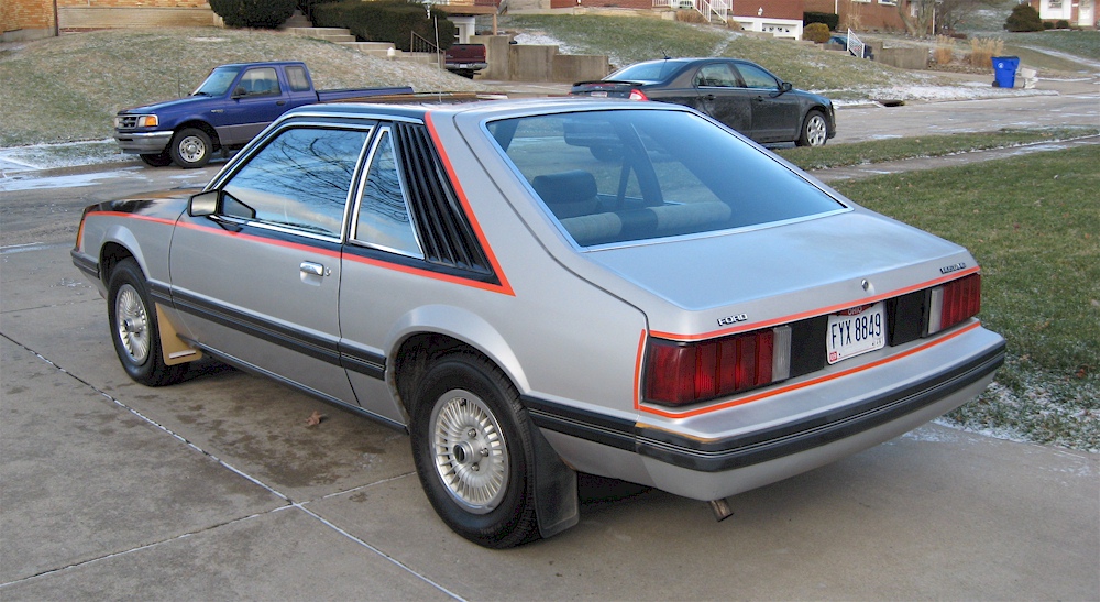 Silver 1980 Mustang