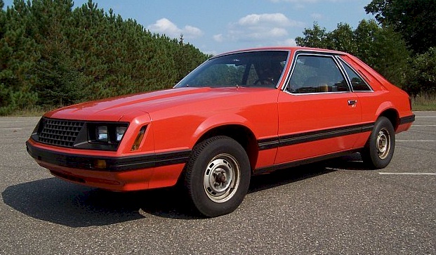 1980 Orange ford mustang #4