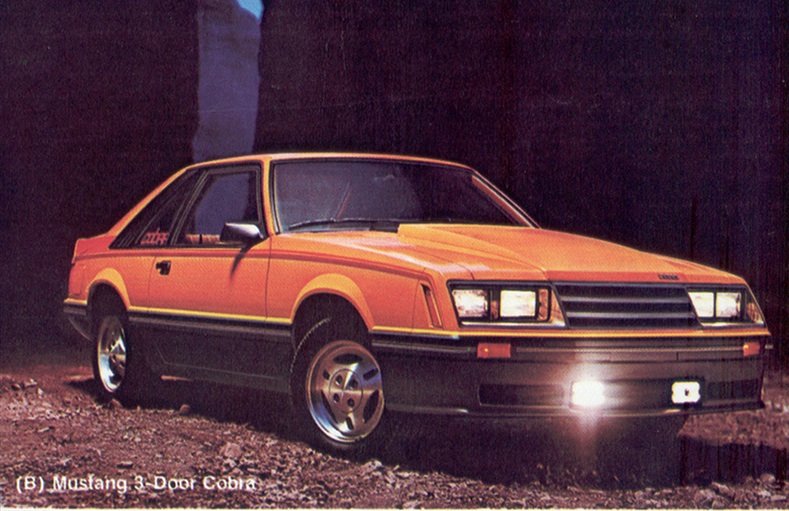 1980 Orange ford mustang #7