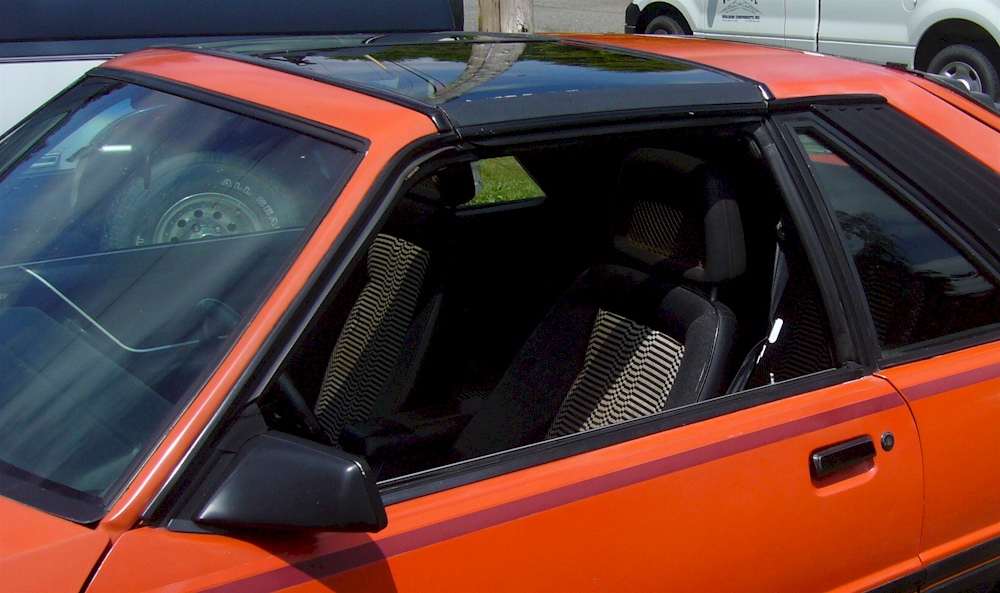 Orange 1981 Mustang Cobra