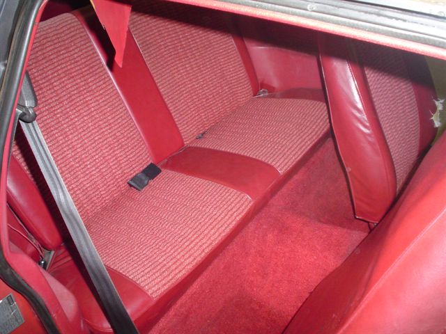 Back Seat 1981 Mustang Hatchback