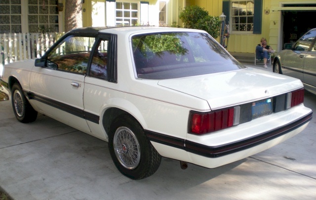 Polar White 1981 Mustang Coupe