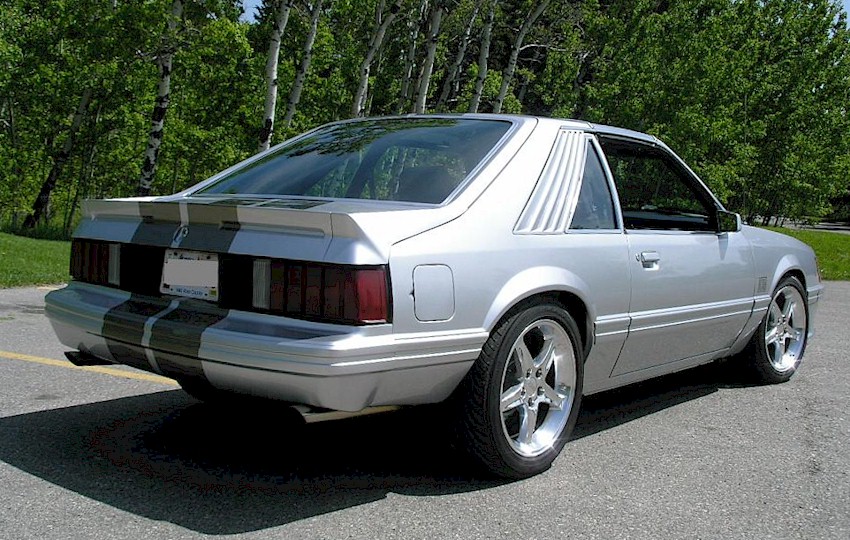 Silver 1982 Mustang GT