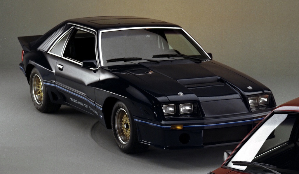 Dark Blue 1983 Mustang GT Enduro