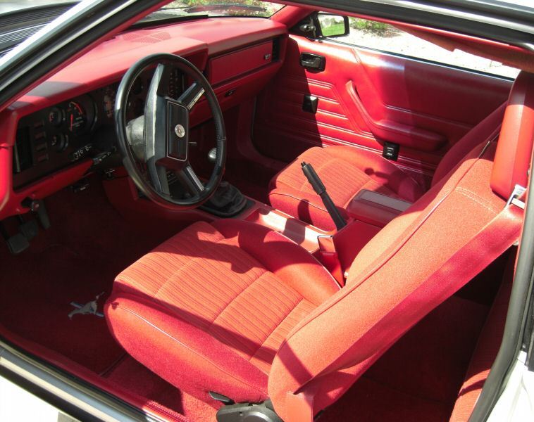 Interior view 1983 Mustang GT