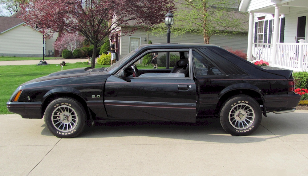 Black 1983 Mustang GT