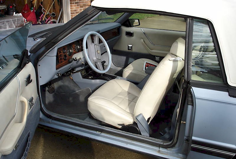 1983 Mustang GLX Interior