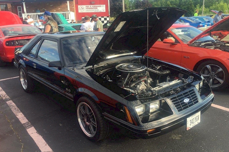 Black 1983 Mustang GT