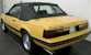 Medium Yellow 1983 Ford Mustang GLX Convertible